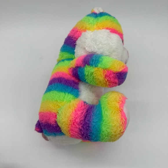 Colorful Plush Rainbow Stuffed Animal - Picture 3 of 5